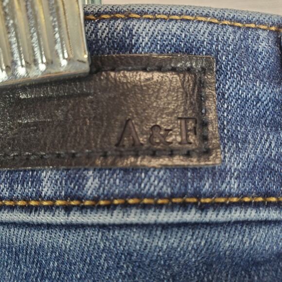 Abercrombie & Fitch Simone High Rise Super Skinny Jeans Distressed Cabincore 8 - Picture 8 of 13